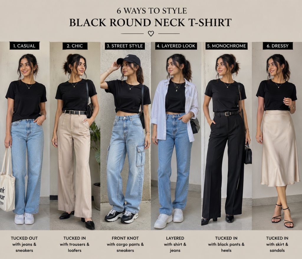 Black Tshirt Styling