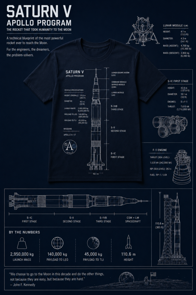 Rocket Print Tshirt
